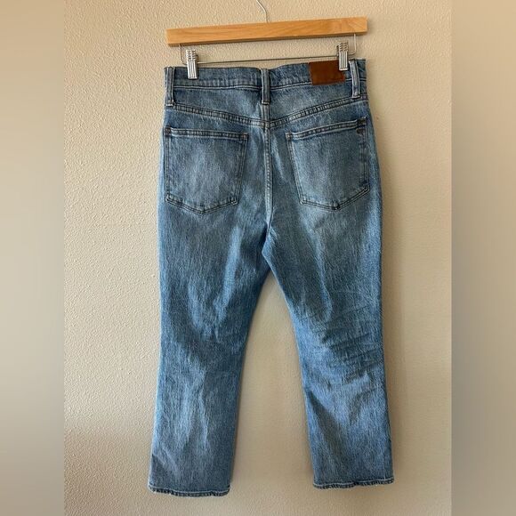 Madewell Cali Demi Boot Vintage Wash High Waist Jeans Size 28 - Picture 5 of 7